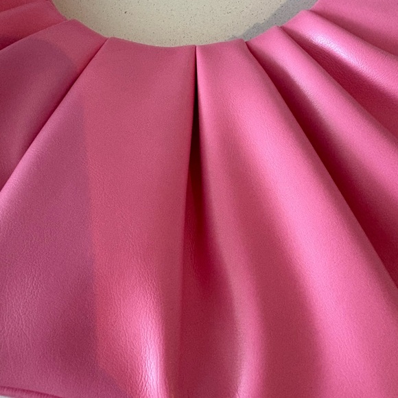 Pink Ruched Hand Bag - Picture 5 of 7